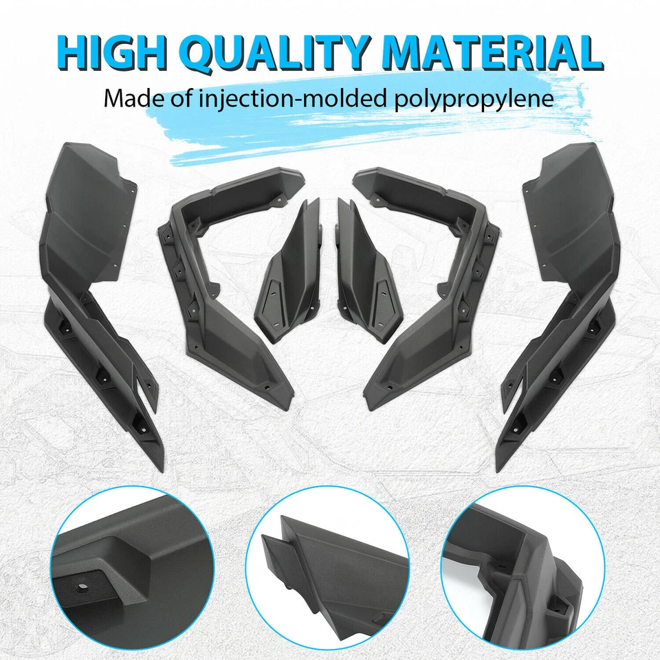 Super Extended Fender Flares For 2017-2024 Can-Am Maverick X3 /MAX #715002973 - Image 3 of 4