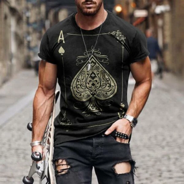 Poker card cheap shirt