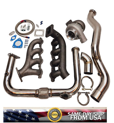 Vortec LS V8 5.3L 6.2L LSX Hot Part Manifold Turbo Kit Cross T4 LC9