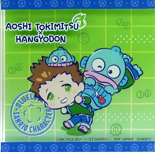Acrylic Stand Panel Seishi Tokimitsu Hangyodon Block Bluelock Sanrio Characters