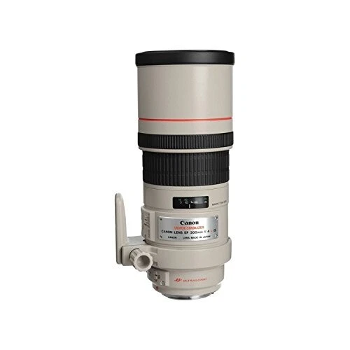 Canon single focus telephoto lens EF300mm F4L IS USM full size