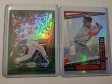 Juan Soto 2020 Panini Chronicles Certified Green Parallel & Unparalleled 