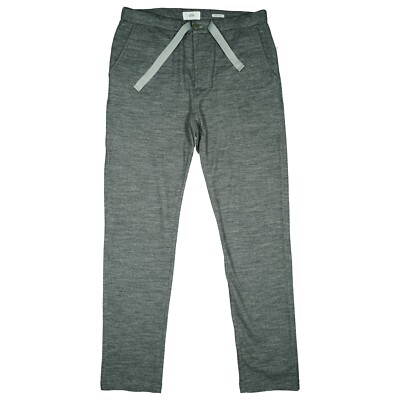 Closed Easy Damen Sweat Hose Chino high Rise Italy Comfort Relax 38 W29 L32 grau