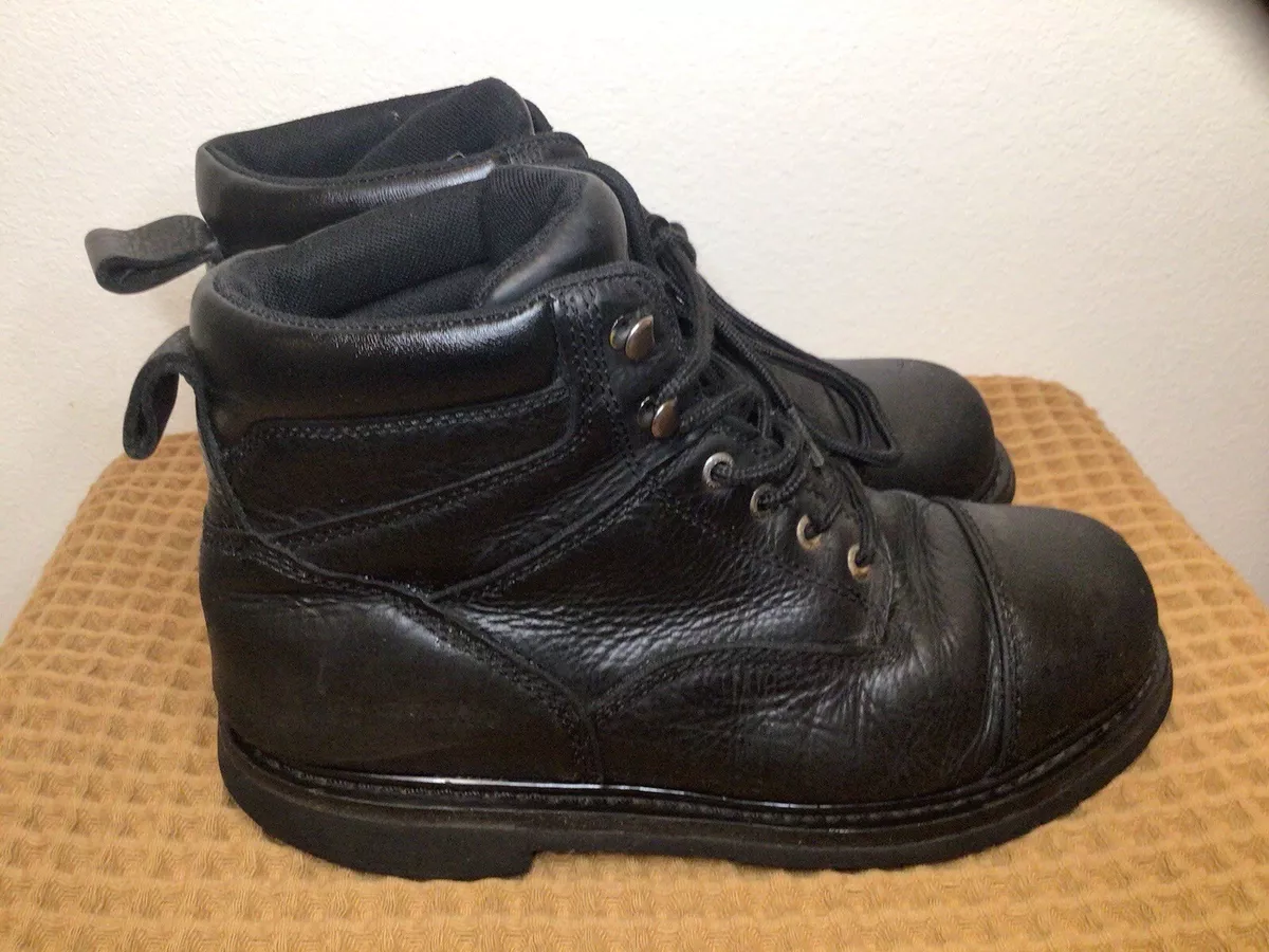 Men s Eurostar Work Boots Steel toe Size 10 Tommy Black F2413 18