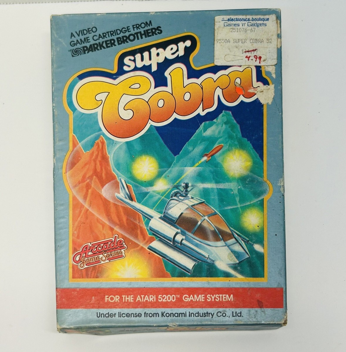 Super Cobra (Atari 5200, 1983) Game And Box, No Manual 73000095505