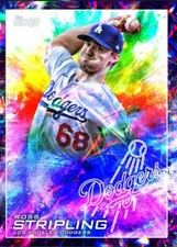 Topps MLB Bunt 2020 Color Splash Rainbow Base Dodgers Ross Stripling (DIGITAL)