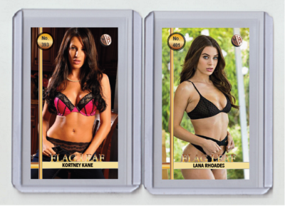Lana Rhoades rare MH Flag Leaf #'d x/3 Tobacco card no. 401