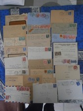 FRANCE LOT COLLECTION MIXTURE VRAC DEVANT FRONT LETTRE COVER LETTER GANDON