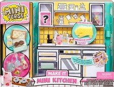 MGAs Miniverse Make It Mini Kitchen - DIY Kitchen Playset with UV Light, Myster