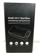 Multi UV-C Cell Phone Sterilizer Box Aromatherapy Sanitizer Disinfection Cleaner