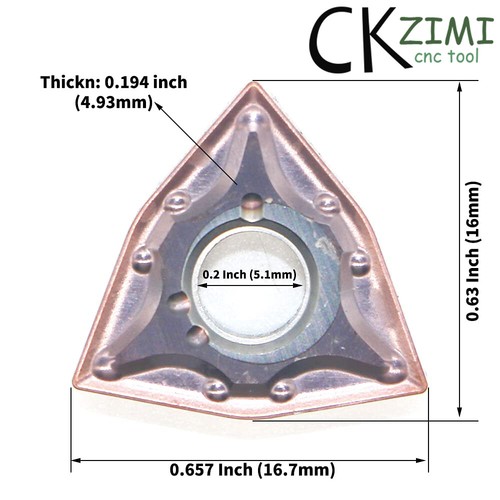 95° S16Q-MWLNR08 16mm×180mm CNC Internal Turning Tool Holder + 1Pcs WNMG080404 - Picture 7 of 8