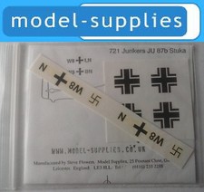 Dinky 721 Dinky Stuka reproduction decal set CN