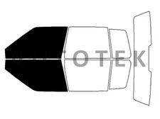 PreCut Film Front Two Door Windows Tint For Cadillac DeVille Sedan 1989-1993