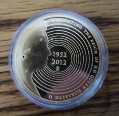 Queen Elizabeth II: Diamond Jubilee Commemorative Coin 1952 - 2012 With Speech
