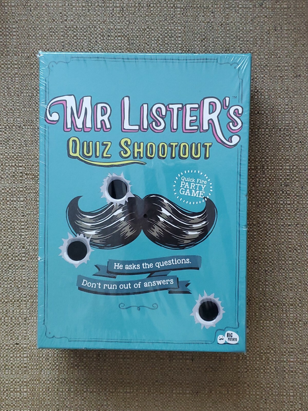 Bananagrams Mr. Lister's Quiz Shootout Quick Fire Party Card Game NEW