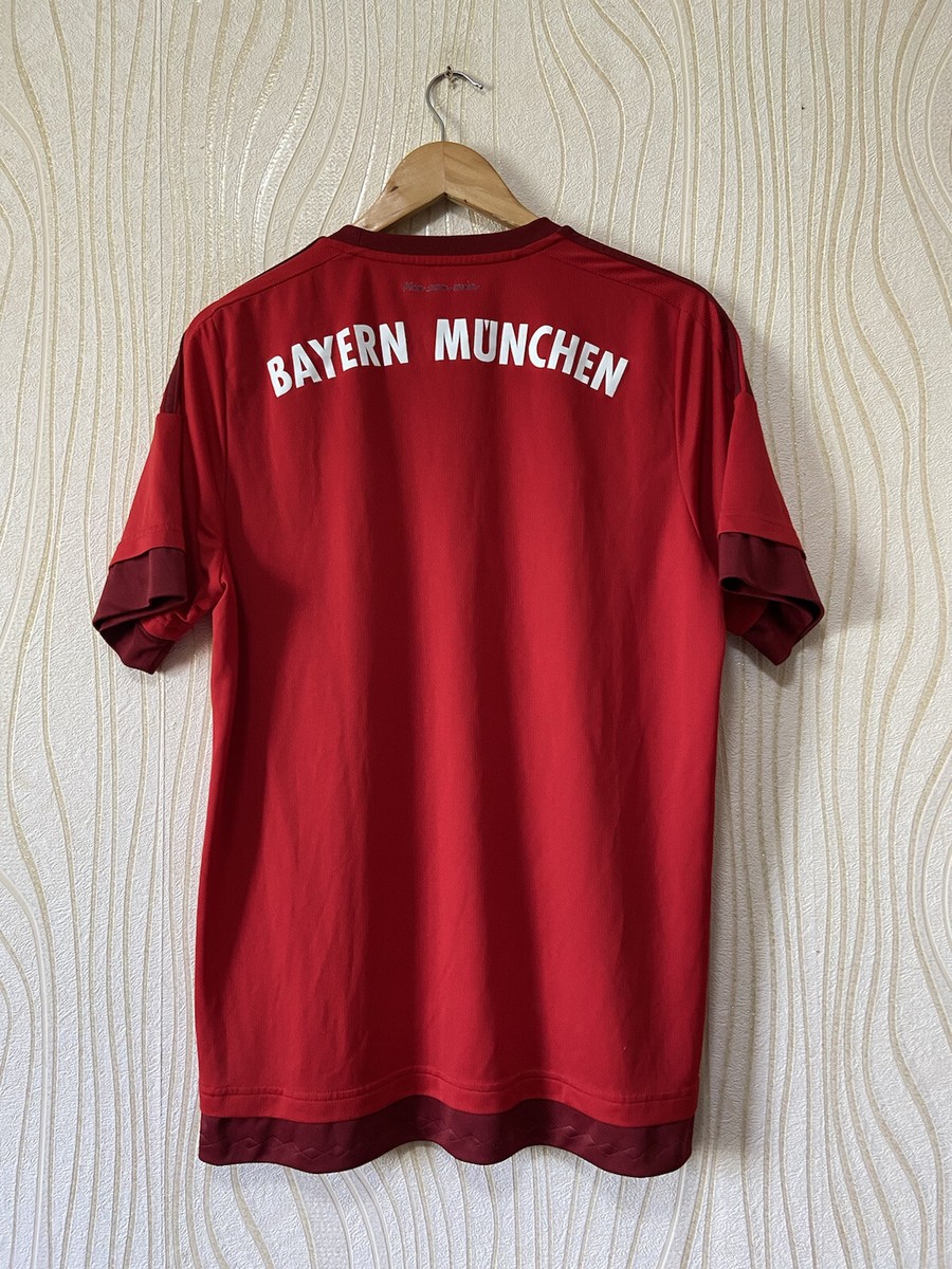 BAYERN MUNICH 2015 2016 HOME FOOTBALL SHIRT SOCCER JERSEY ADIDAS