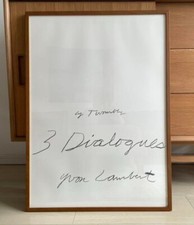 Cy Twombly Offset Print Poster YVON LAMBERT 2021 Framed 29.7