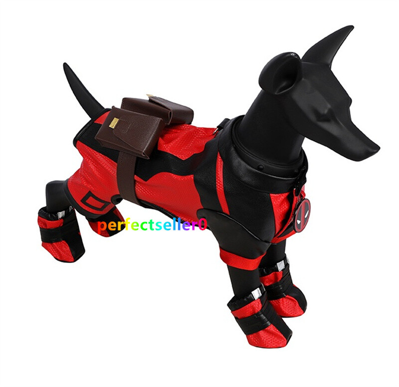 Deadpool 3 Wolverine Mascota Perro Disfraz Traje Ropa para Mascotas Perro Gato Suministros