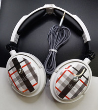 Able Planet Extreme Foldable Noise Canceling Gaming Headphones, White Plaid