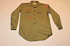 Boy Scouts of America BSA Men's Adult Shirt Vintage Green Medium  No size