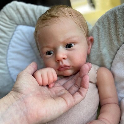 60CM Lifelike Reborn Baby Doll Soft Touch Cloth Body Handmade Kids Birthday Gift