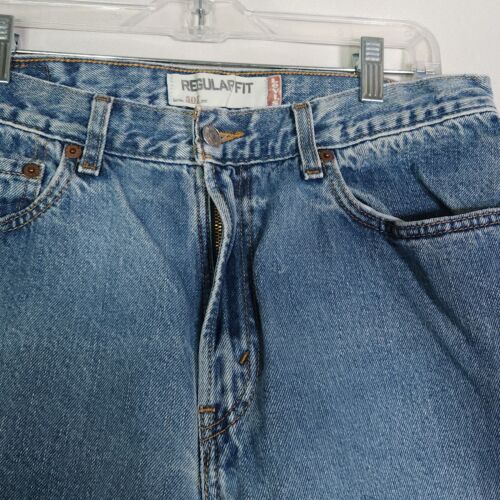 Pantalones de mezclilla para hombre Levis 505 34x34 reales 33x31 - Imagen 2 de 17