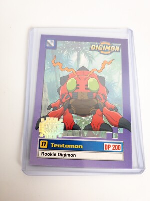 DIGIMON Trading Card Exclusive Preview Silver Stamped Tentomon #14