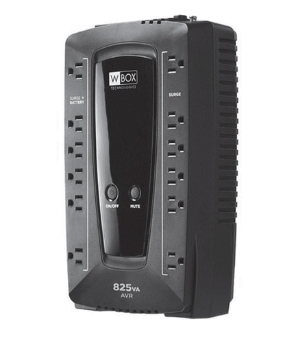UltraTech 0E-825V12VRD 825VA/480W Line-Interactive Compact UPS – 12 Outlets