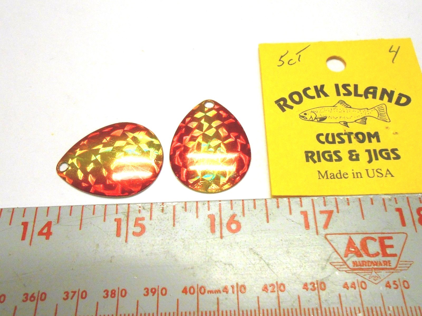 Rock Island Colorado Spinner Blades – Size #4, 5-Pack For Freshwater Fishing 10 thumbnail image