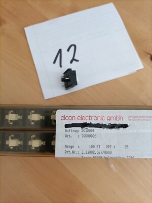 5x Kurzhubschalter key switch  gerade-RS76M  3.13002.027 RS 76 M - RAFI  aus OVP