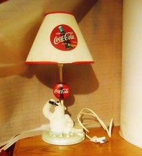 COKE - Coca-Cola Polar Bear Lamp - Works - Nice