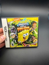 SpongeBob SquarePants Nicktoons Globs of Doom Nintendo DS CIB Complete Tested