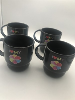 4 x Tassimo Kaffeetasse I My Tassimo Tupperware Cup Mug Kaffeebecher Neu Camping