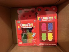 RMS Crazy Fun Sugar Bear Squishies Set Paquete de 4 Oso de Goma Perfumado Juguete Squish NUEVO