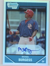 2007 Bowman Draft Picks & Prospects #BDPP133 Michael Burgess Chrome Prospects