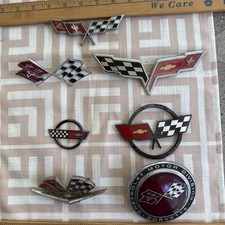 Trim Parts Crossed-emblem Other Emblems For Corvette Stingray 
