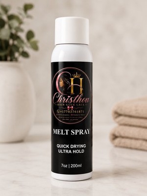 Christhou Lace Melt Spray Hair Glue Quick Drying Ultra Hold 7oz (200ml)