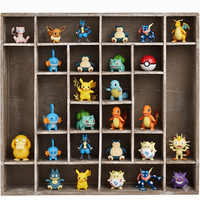 Setzkasten Holz 45X40Cm Wandregal Sammlervitrine Figurenregal 19 FäCher