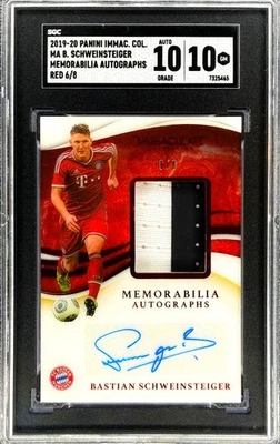Bastian Schweinsteiger 🔥/8 [Red] 2020 Panini Immaculate Collection Memorabilia - Bild 1 von 2