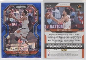 2020-21 Panini Prizm Blue Ice Prizm /125 Devin Booker #214
