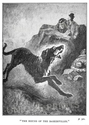 Sidney Paget / Sherlock Holmes Art Set - Hound Of The Baskervilles 5 ...