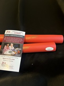 Nick Diaz Signed Red Foam Nunchucks JSA Authenticated