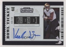 2019 Contenders Draft Picks College Bowl Ticket 88/99 Keelan Doss #154 Auto gn1