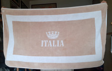 ITALIA NAVIGAZIONE-SCENDIBAGNO IN COTONE BICOLORE-CABINE PAX PRIMA CLASSE-BELLO