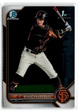 2022 Bowman Chrome Prospects Diego Velasquez 1st Bowman San Francisco Giants