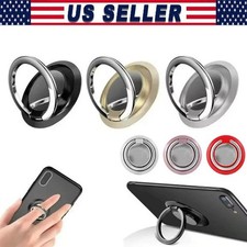Finger Ring Holder Stand Grip 360 Rotating For Cell Phone Car Magnetic Mount