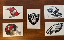 NFL Teams Small Logo Vinyl Sticker Decal NFL