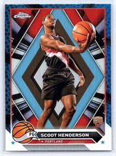 2023-24 Topps Chrome #60 Scoot Henderson Basketball Refractors RC Trail Blazers