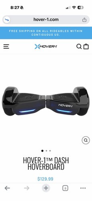 #ad #ad Hover 1 Hoverboard Dash And Also Comes With Charger $80.00