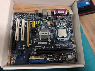 Intel Quad-Core Bundle: Q8200 Foxconn M7VMX-K 4GB RAM Ideal für Retro-Projekte